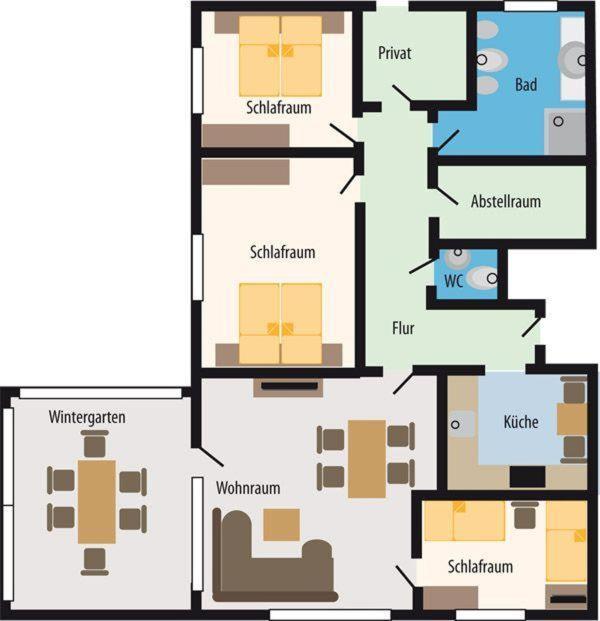 Haus Lily Nr.02 Bis Zu 6 Personen Davon Max. 2 Kinder Büsum Exteriör bild